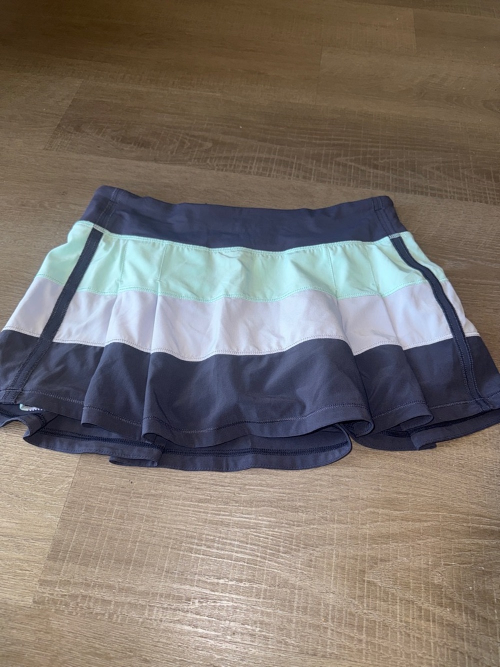 Lululemon Pace Rival Skirt Aquamarine Cool Breeze Cadet Blue 8 - Picture 7 of 8